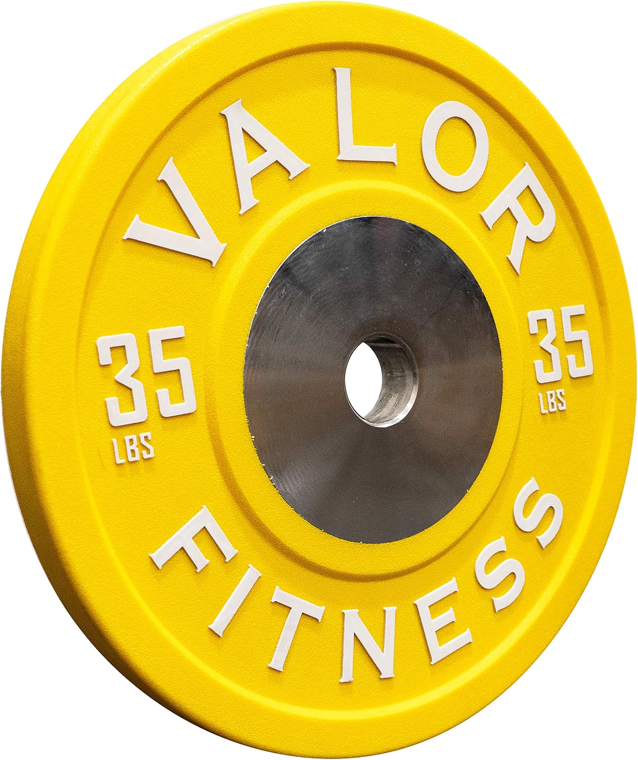 Valor Fitness BPPU Poly Urethane Bumper Plates for Cross Training, Olympic Weight Lifting, and Power Lifting - Color Coded, Multiple Weight Plates Options Available