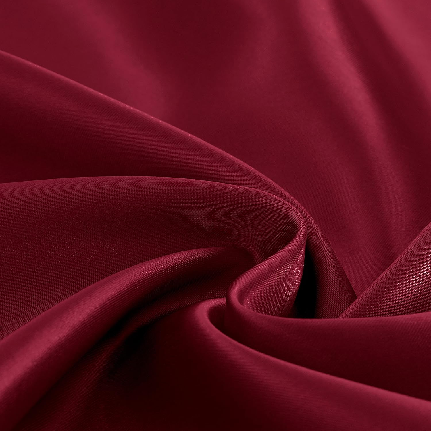 4 Pieces Sheet Set, 100% Mulberry Silk Bed Sheets Fits 10-12' Deep Pocket, 22 Momme Twin Size 6A Luxury Silk Bedding Set with Flat Sheet, Fitted Sheet & 2 Pillowcases (Solid, Burgundy)
