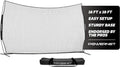 PowerNet Portable Sports Rebounder -Basketball, Volleyball, Soccer, Baseball, Softball and Lacrosse, Backyard & Garage Backstop, Indoor Outdoor Safety Net for Protection
