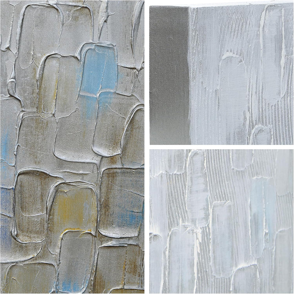 Empire Art Direct Abstract Wall Art Textured Hand Painted Canvas by Martin Edwards, Diptych, 72' x 12' each, Cosmopolitan