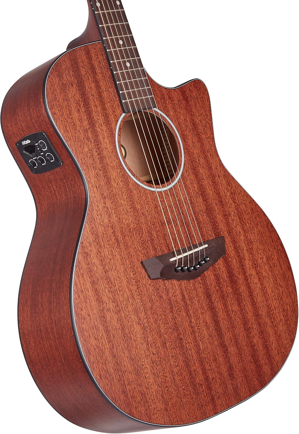 D'Angelico DAPLSG200MAHCP Premier Gramercy 6 String Acoustic-Electric Guitar, Right - Natural