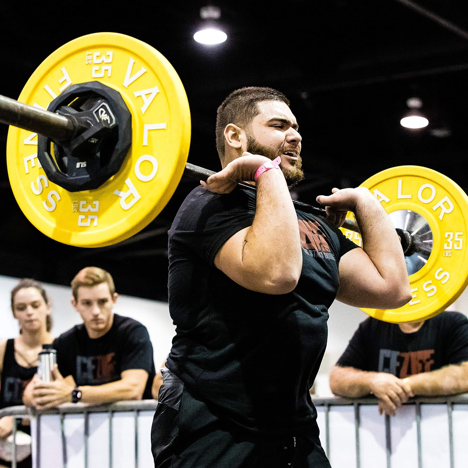 Valor Fitness BPPU Poly Urethane Bumper Plates for Cross Training, Olympic Weight Lifting, and Power Lifting - Color Coded, Multiple Weight Plates Options Available