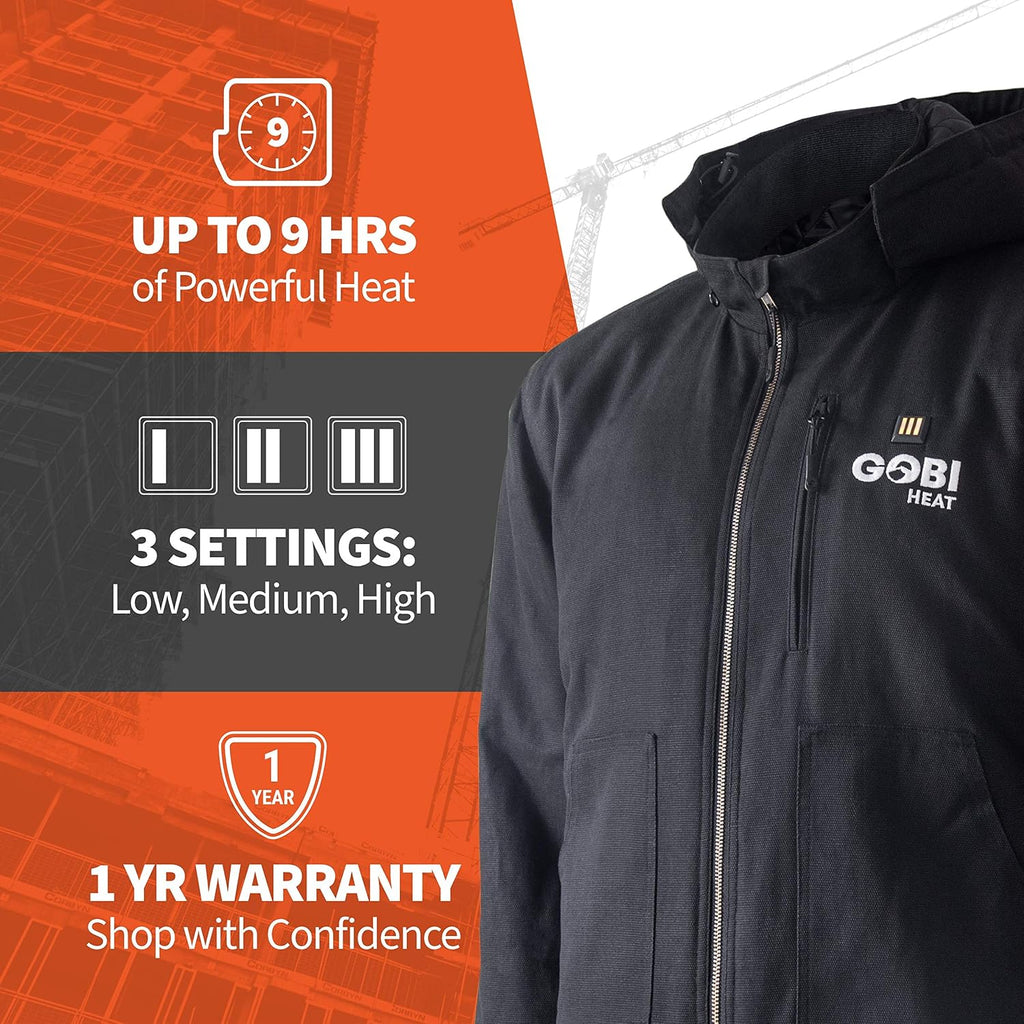 Gobi Heat Grit Mens Heated Workwear Jacket