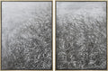 Empire Art Direct Abstract Wall Art Textured Hand Painted Canvas by Martin Edwards, Diptych, 48' x 36' each, Circular Logic