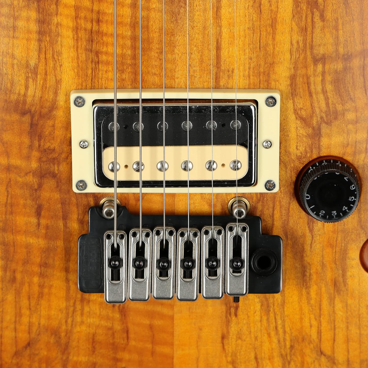 Schecter C-1 Exotic Spalted Maple Electric Guitar - Satin Natural Vintage Burst