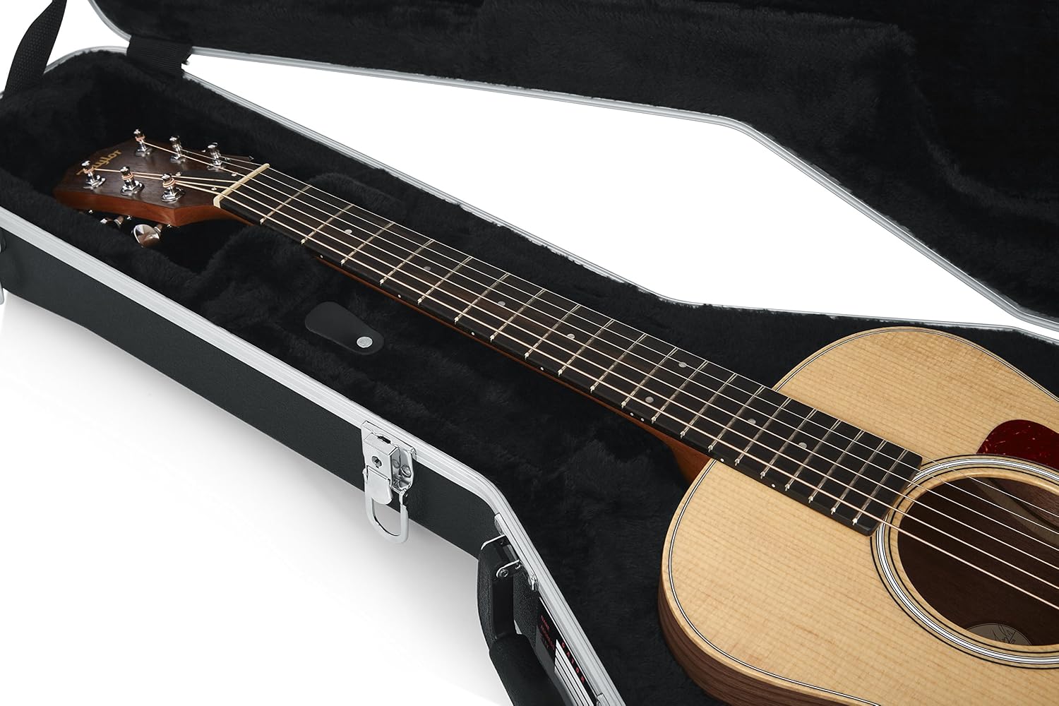 Gator Cases Deluxe Molded Case for Taylor GS Mini Acoustic Guitar, (GC-GSMINI)
