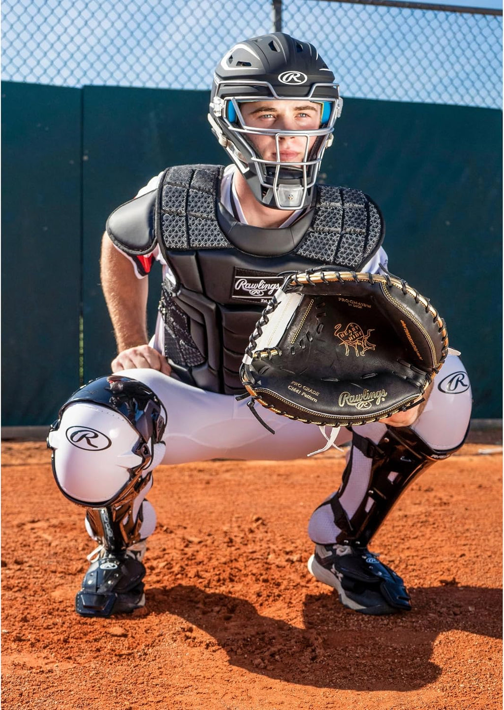 Rawlings Rawlings | MACH Series Catcher's Helmet | Baseball | Junior & Senior Sizes | Multiple Styles