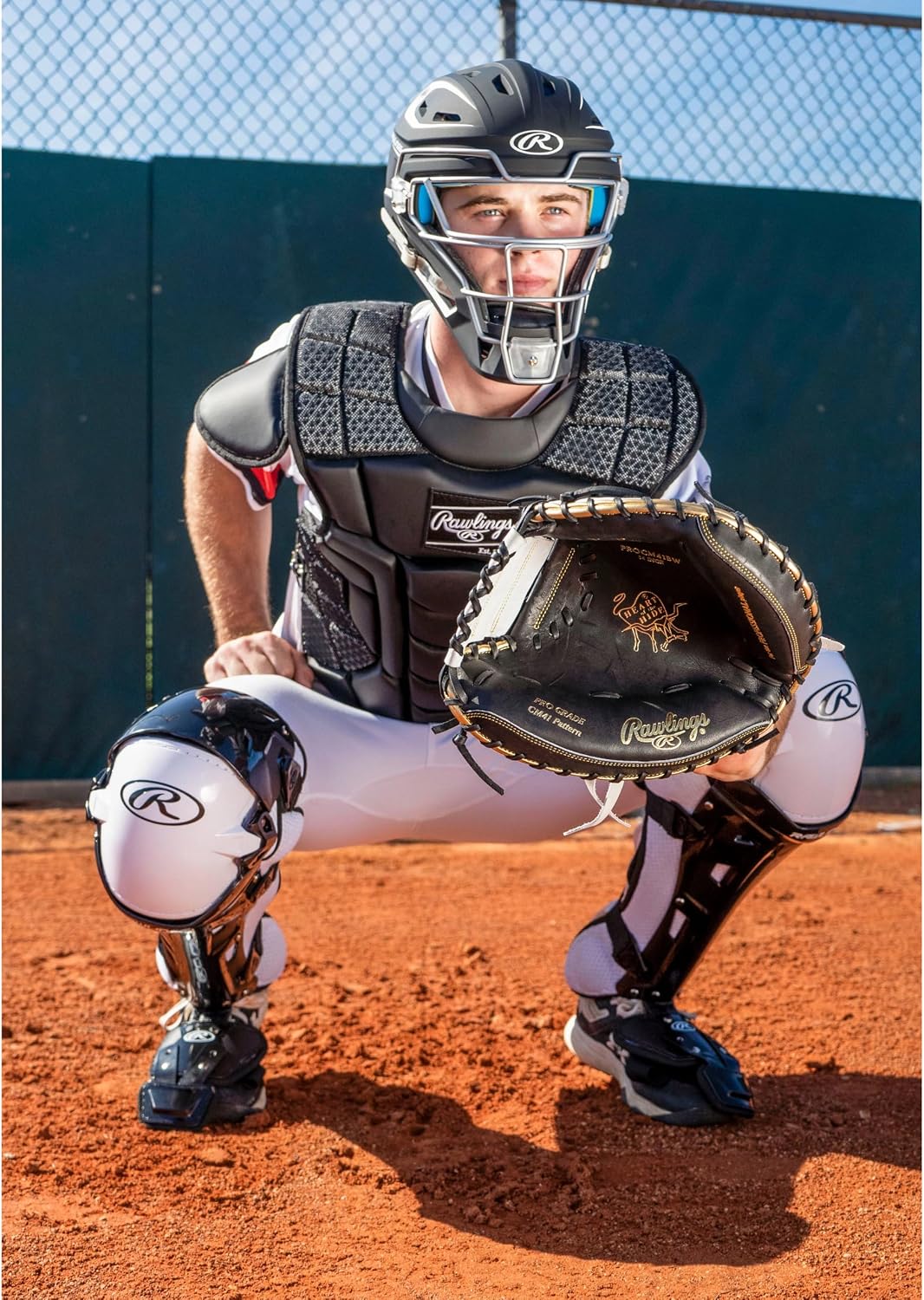 Rawlings Rawlings | MACH Series Catcher's Helmet | Baseball | Junior & Senior Sizes | Multiple Styles