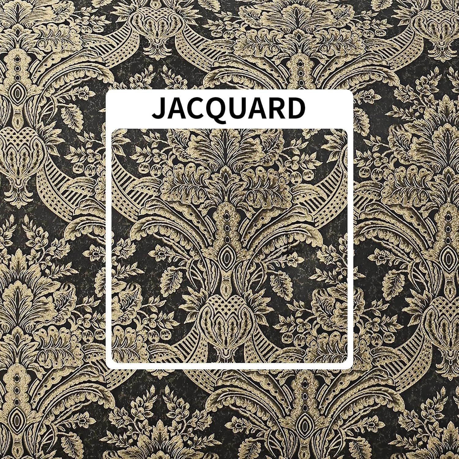 SahSahCasa 7-Piece Luxury King Comforter Set, Bed in a Bag King, Jacquard Silky Fluffy Comforter Bedding Set with Bedskirt, Decorative Pillows, Elegant Reversible, Down-Alternative, Black/Gold