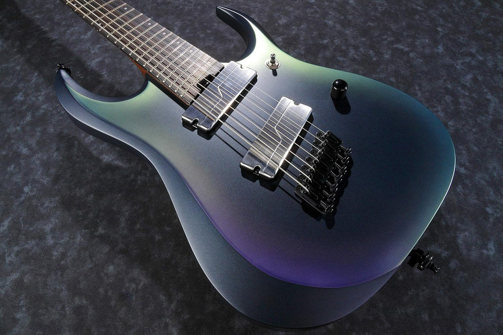 Ibanez Axion Label RGD71ALMS 7-string Electric Guitar - Black Aurora Burst Matte
