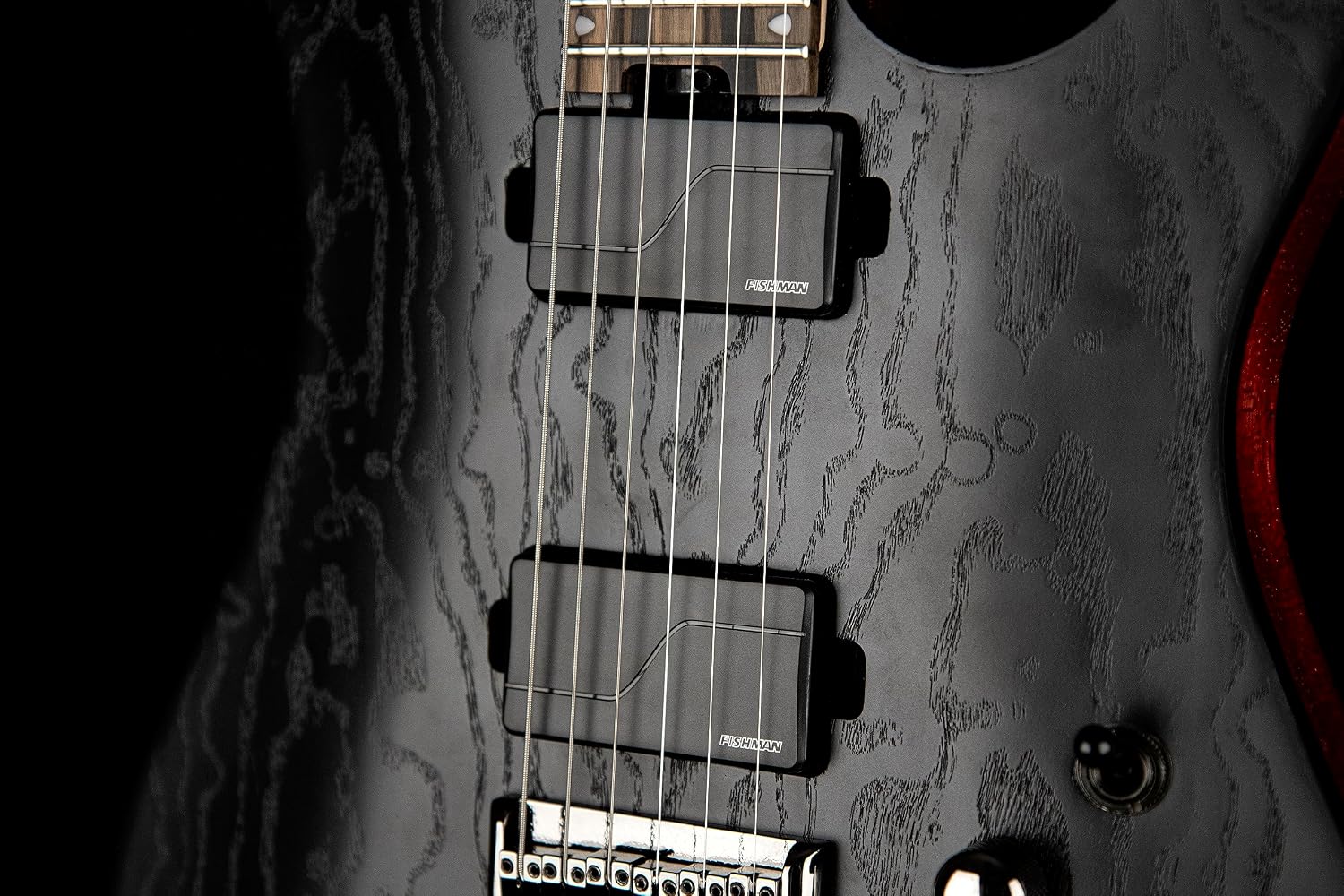 Cort KX Series 500 Electric Guitar, Etched Black.