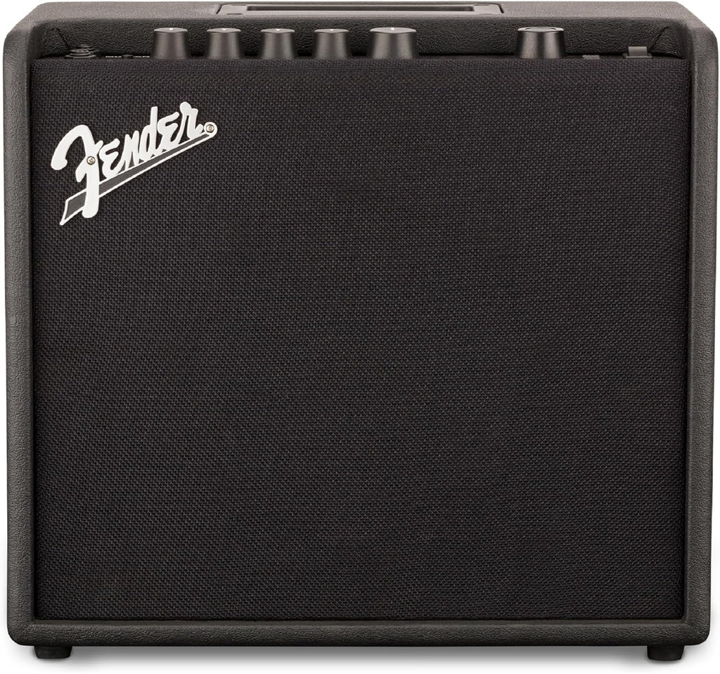 Fender Mustang LT25 Guitar Amplifier, 25-Watt Digital Modeling Combo Amp with 8' Speaker, 30 Presets, Color Display, USB & Headphone Output, with 2-Year Warranty