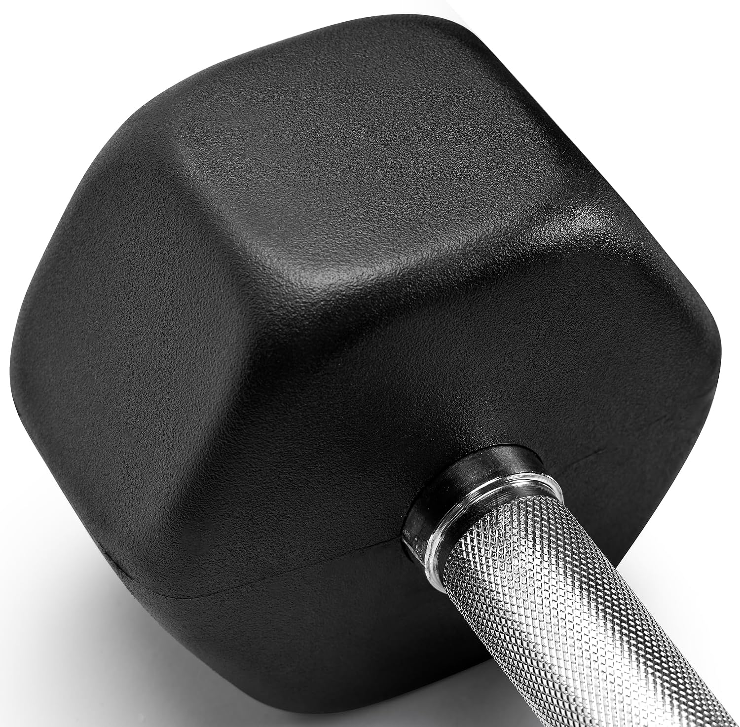 ZIVA Premium Hex Dumbbells – Commercial Grade Rubber Urethane Coated Free Weights for Strength Training, Weightlifting, Home Gym – Durable Steel Core – Sold in Pairs and Sets