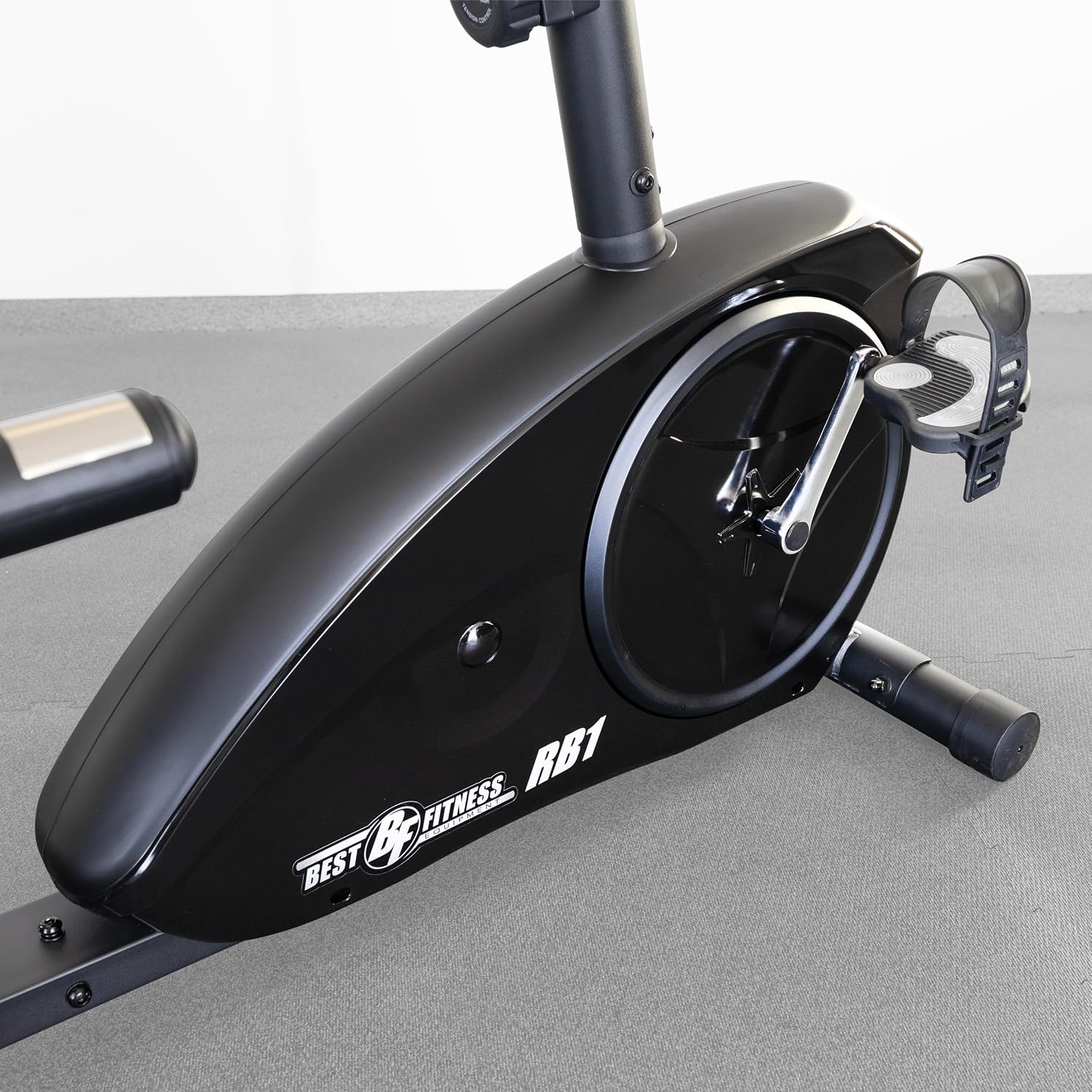 Body-Solid Best Fitness (BFRB1B) Recumbent Exercise Bike for Home - Indoor Workout Stationary Bike with LCD Display & Adjustable Magnetic Resistance, Black