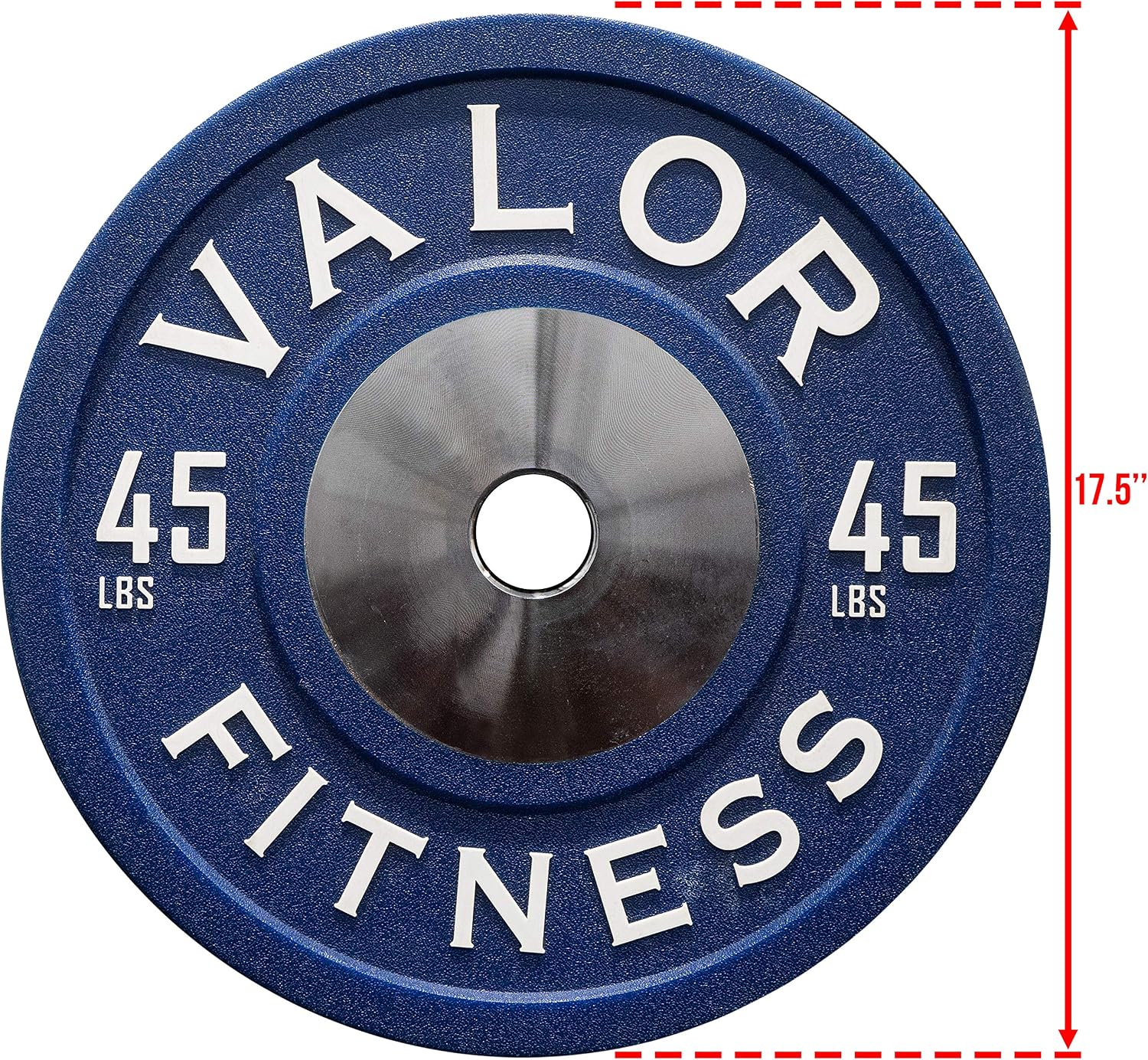 Valor Fitness BPPU Poly Urethane Bumper Plates for Cross Training, Olympic Weight Lifting, and Power Lifting - Color Coded, Multiple Weight Plates Options Available
