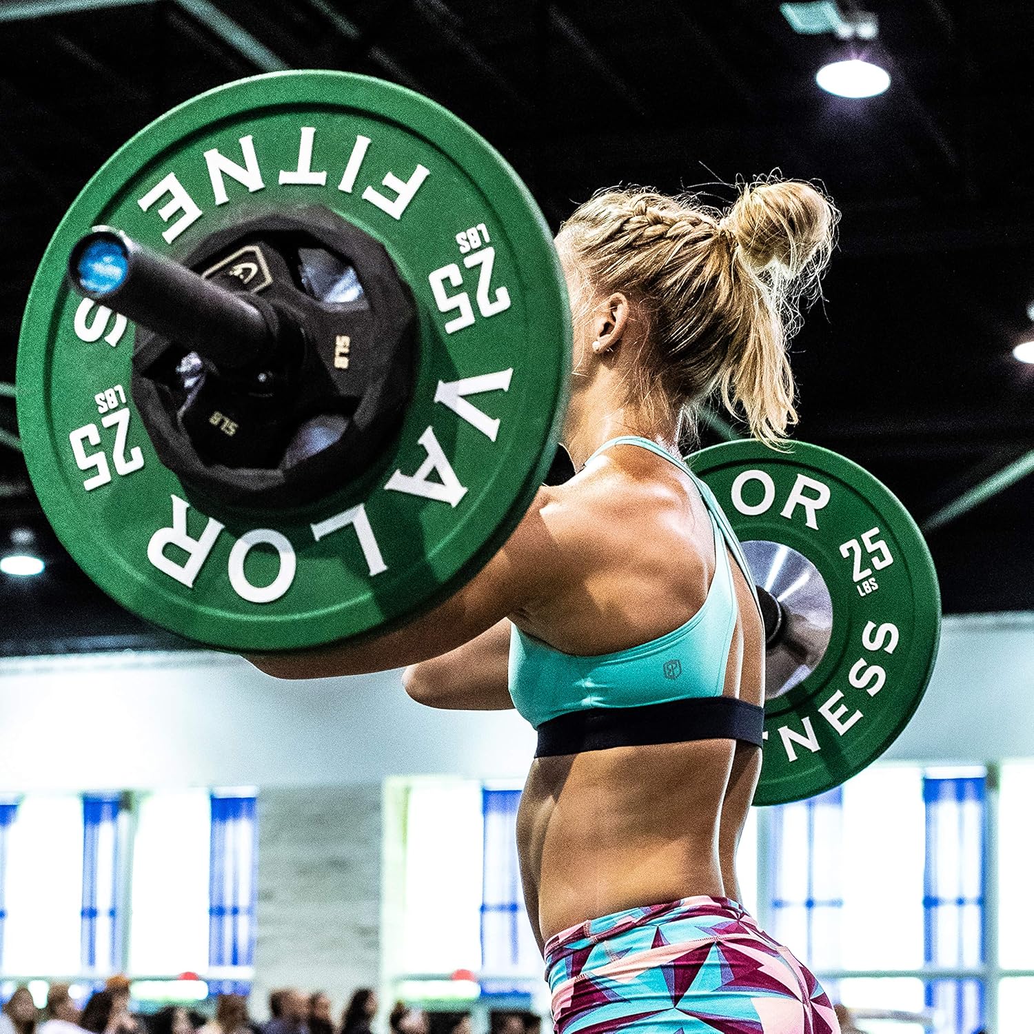 Valor Fitness BPPU Poly Urethane Bumper Plates for Cross Training, Olympic Weight Lifting, and Power Lifting - Color Coded, Multiple Weight Plates Options Available