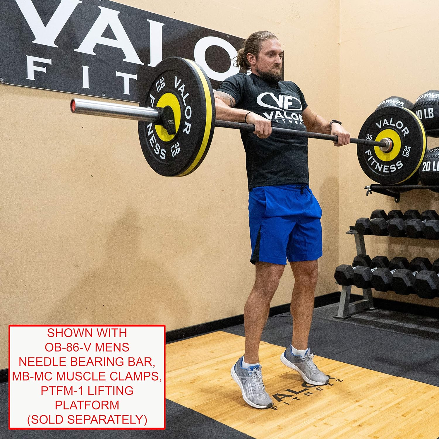 Valor Fitness Olympic Bumper Plate Pro - Weight Plates - Lifting Strength Conditioning Cross Training Workouts – Sold in Singles, Pairs, Sets - Workout Equipment