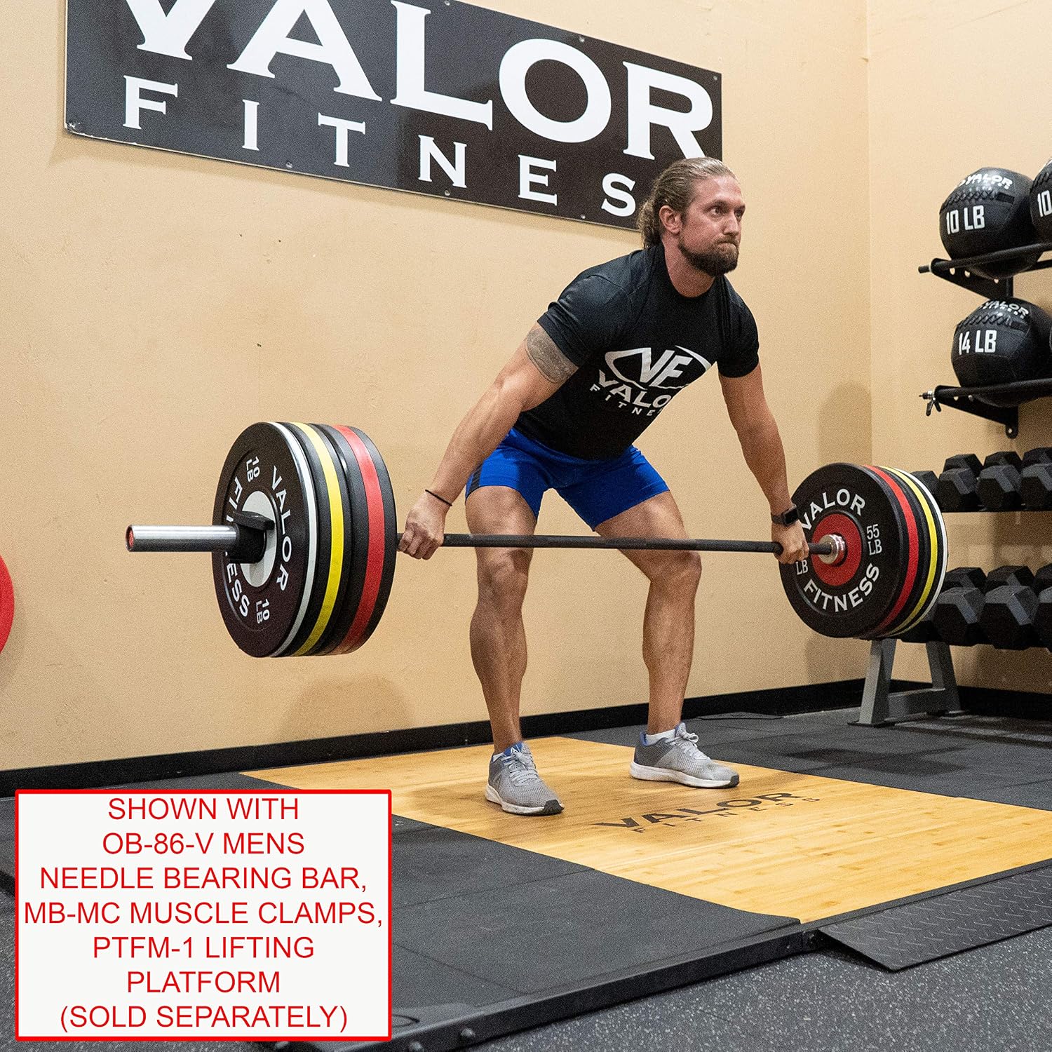 Valor Fitness Olympic Bumper Plate Pro - Weight Plates - Lifting Strength Conditioning Cross Training Workouts – Sold in Singles, Pairs, Sets - Workout Equipment