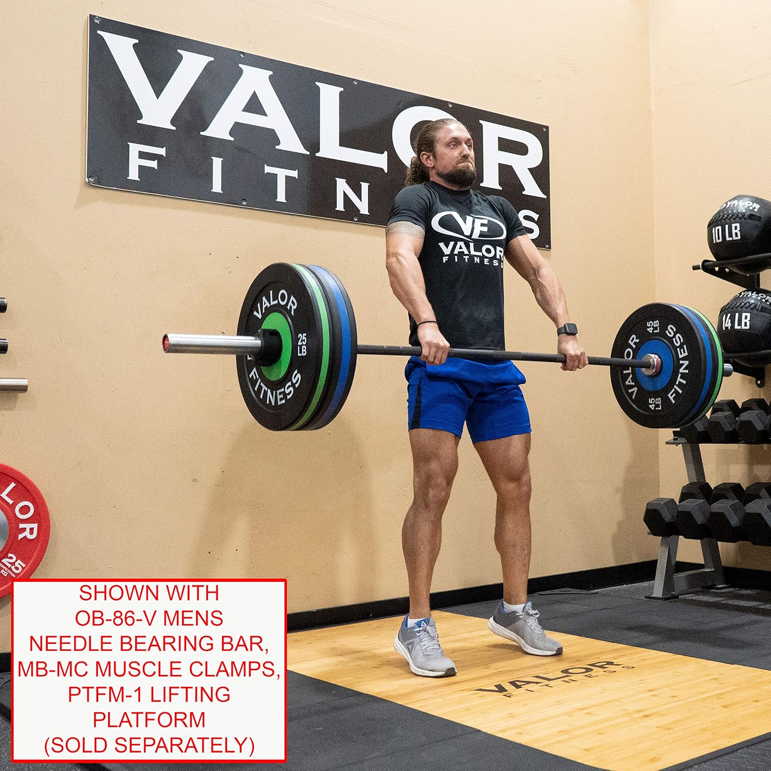 Valor Fitness Olympic Bumper Plate Pro - Weight Plates - Lifting Strength Conditioning Cross Training Workouts – Sold in Singles, Pairs, Sets - Workout Equipment