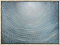 Empire Art Direct Cosmic Swirl Textured Metallic Hand Painted Blue Framed Canvas Wall Art, Ready to Hang, Living Room, Bedroom & Office, 30'x40'x1.5'