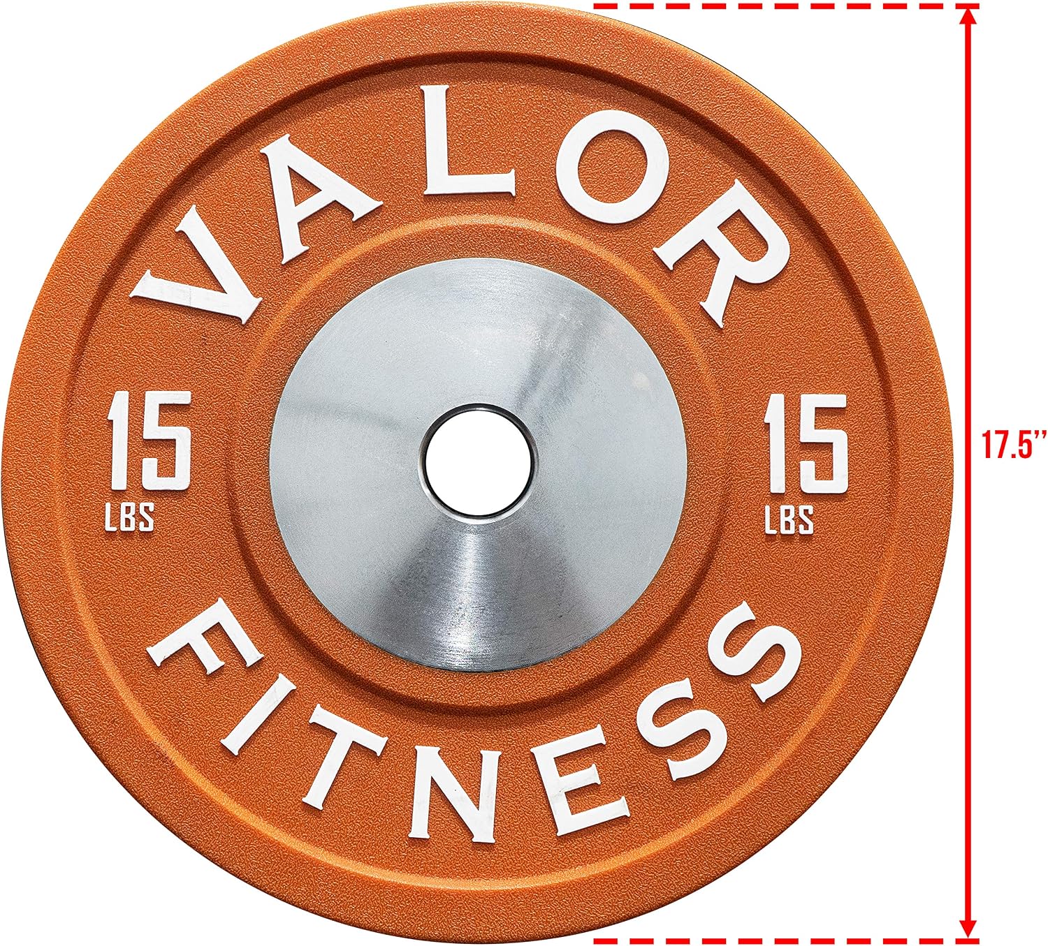 Valor Fitness BPPU Poly Urethane Bumper Plates for Cross Training, Olympic Weight Lifting, and Power Lifting - Color Coded, Multiple Weight Plates Options Available
